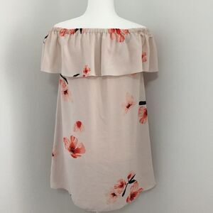 Wilfred Neuchatel Pink Off-the-Shoulder Dress